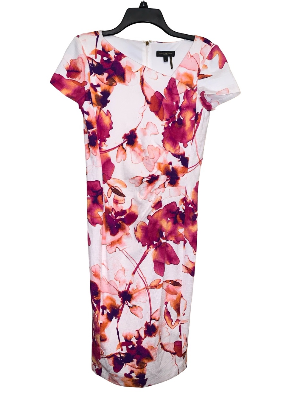Donna Karan Floral Shift Dress Size 4